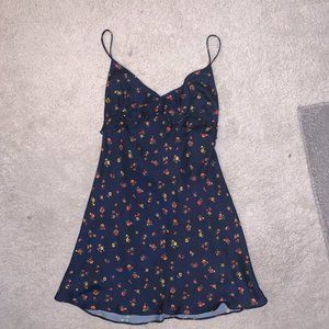 Zara floral mini dress